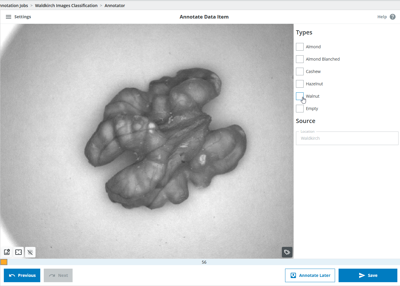 Annotation view