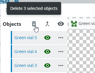 Delete instances per class