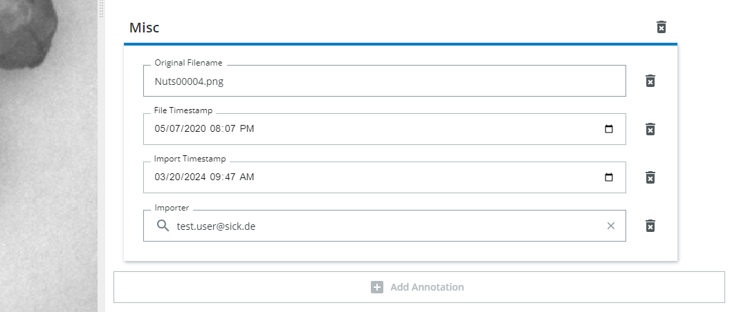 Automaticall generated annotations